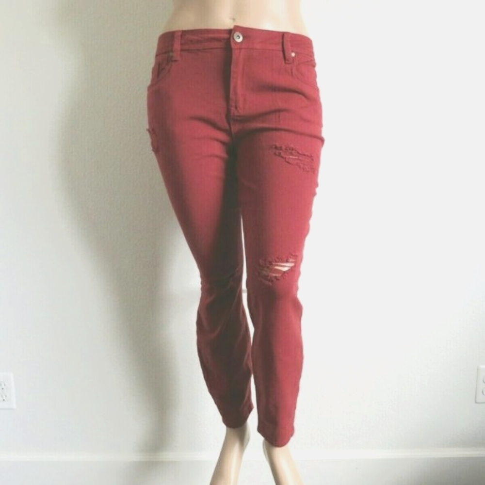 Lovesick Jeans Women's DESTRUCTED  Skinny Plus Size 20 NWT - Picture 3 of 3
